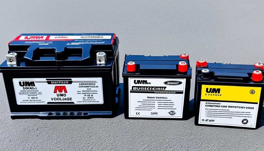 Different Battery Types for UM Motorcycles